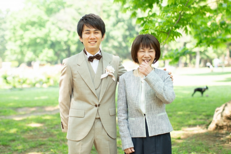 お母様のうれしそうな笑顔！