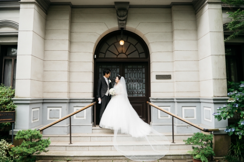 挙式後にもロケ撮影!