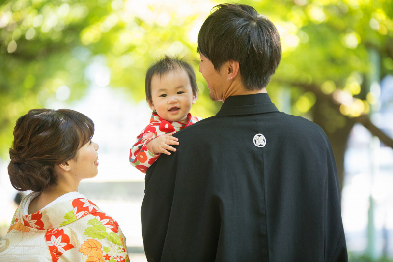 最後はイチョウ並木でパチリ