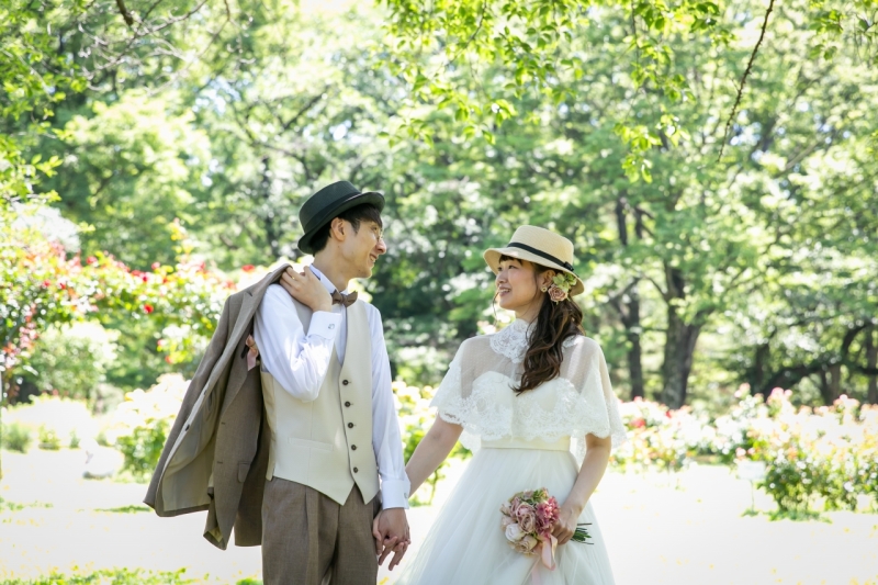 麦わら帽子とハットで