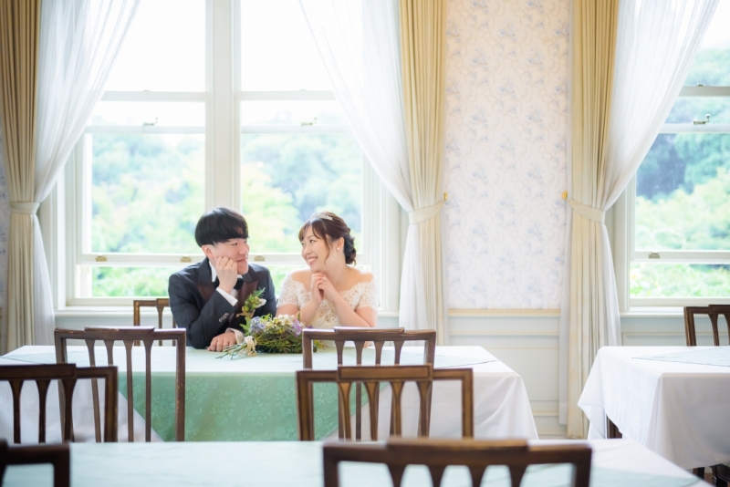 自然なお二人を