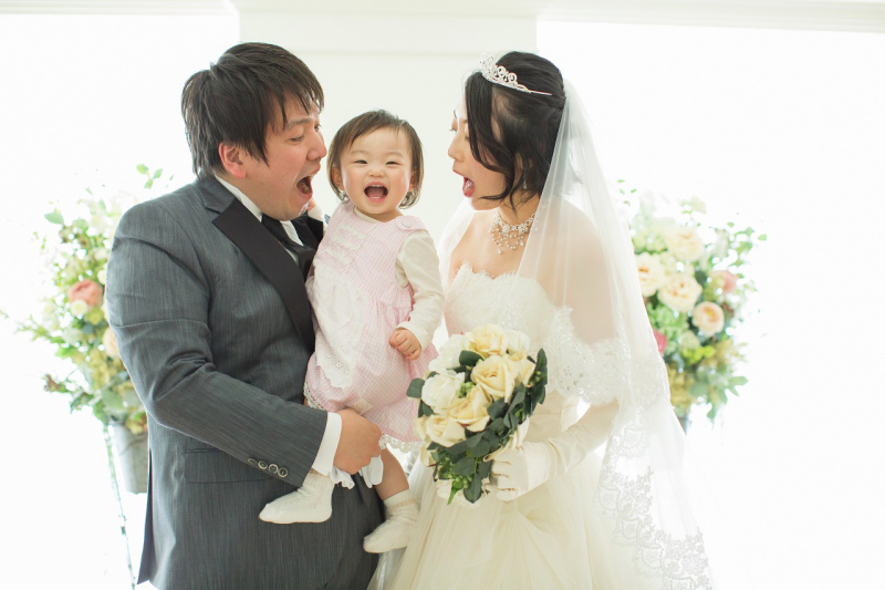 写真を撮って良かったと主人が言っていたのをきいて私も嬉しかった！（洋装スタジオ）