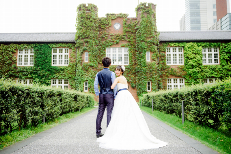 おかげで夏休み中の人の少ない大学でゆっくり撮影することができました!