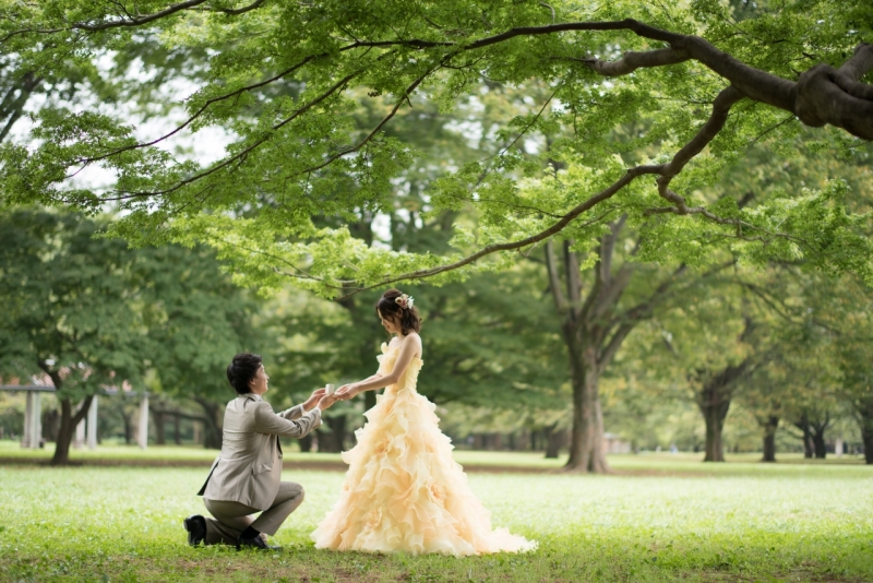 プロポーズシーンを撮影!
