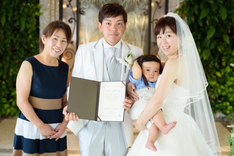 ご家族みんなで記念撮影