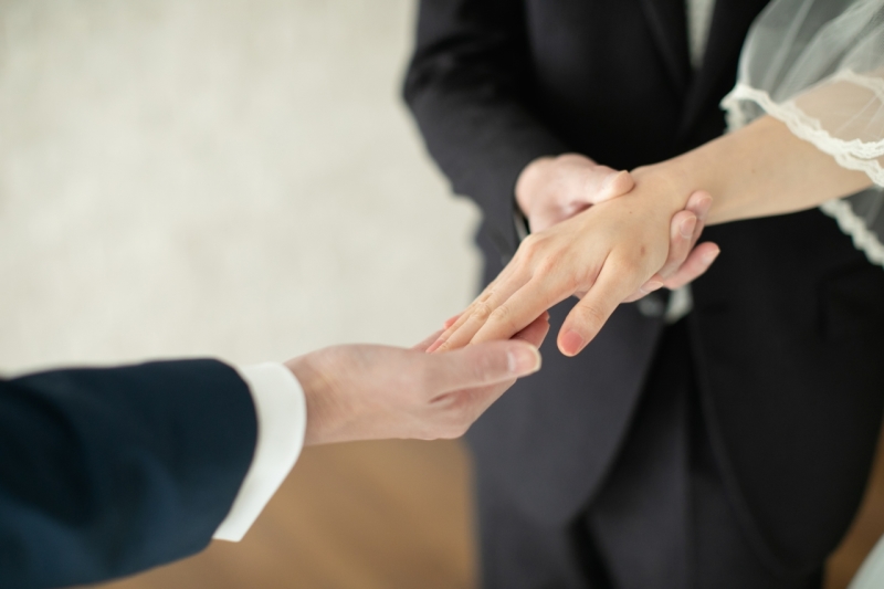 お父様からお引渡しシーン