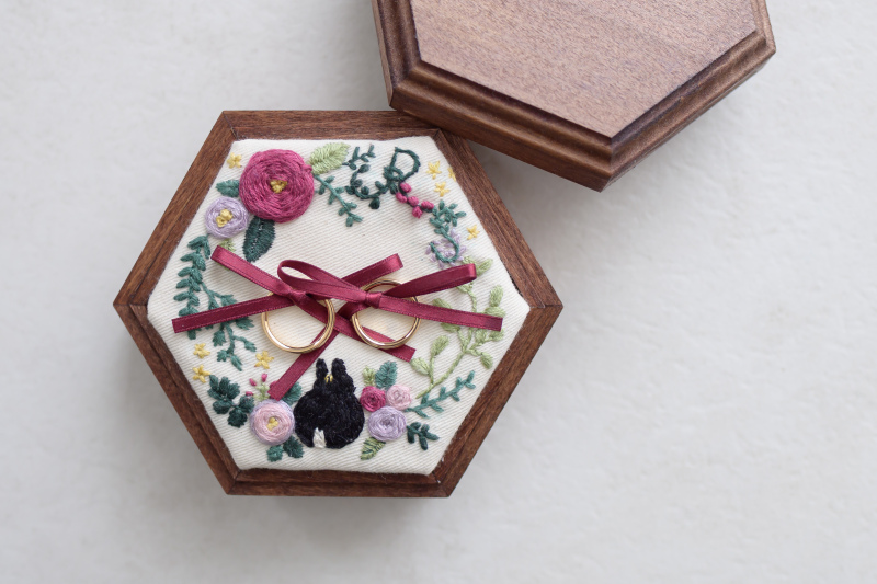 うさぎさんと一緒のフォトウエディング