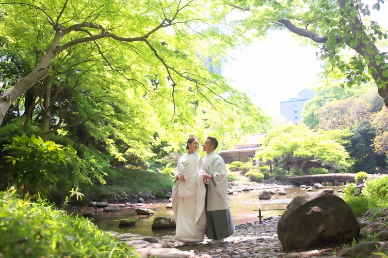 新緑の小石川後楽園