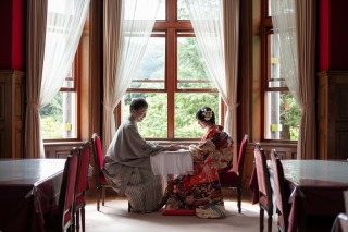 洋館で和装フォトウエディング
