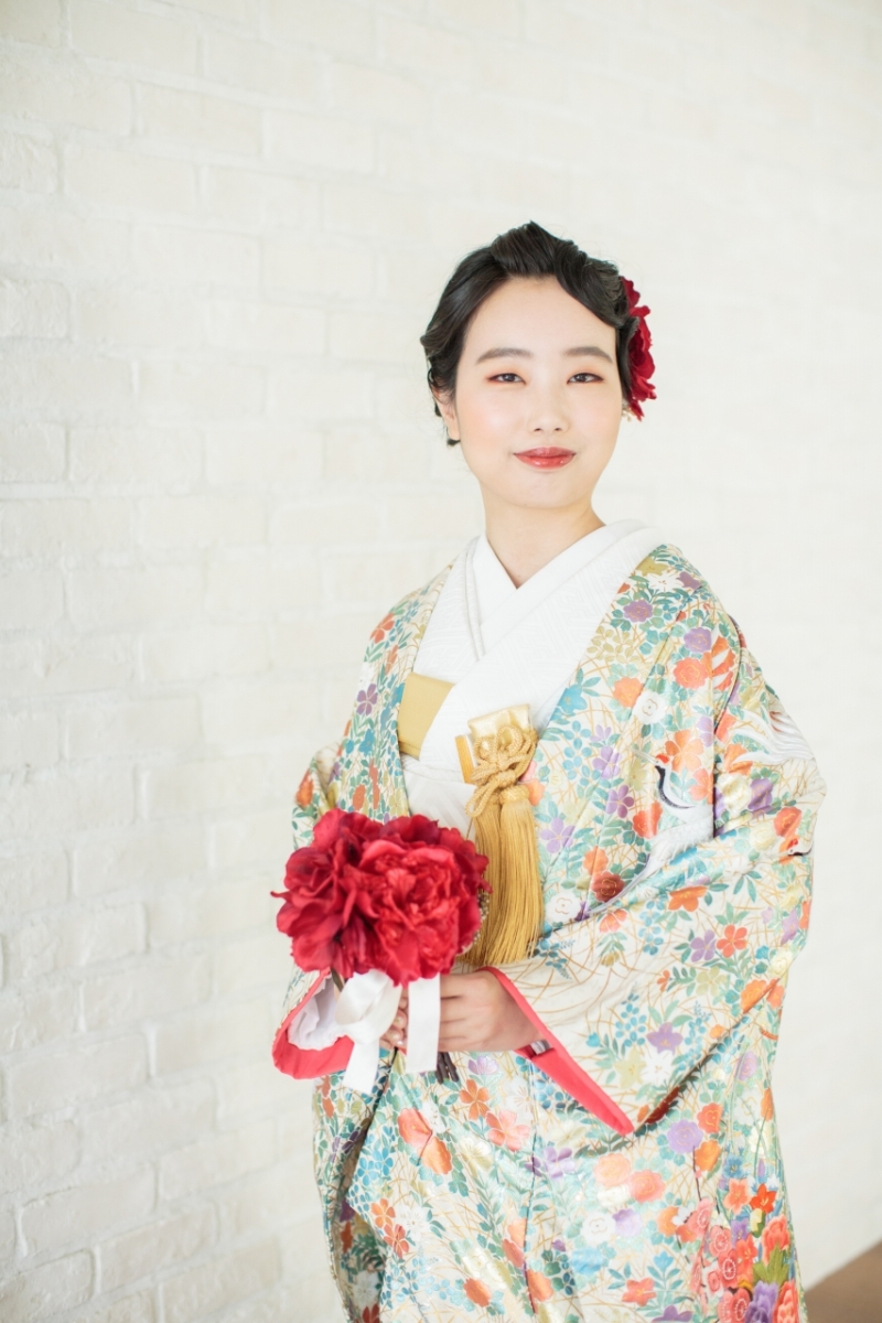 色打掛にお着替え