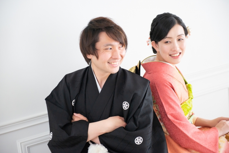 ピンクのお色が花嫁様にぴったり