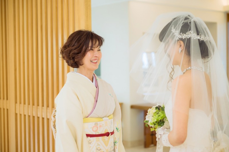 お母様がベールダウン★