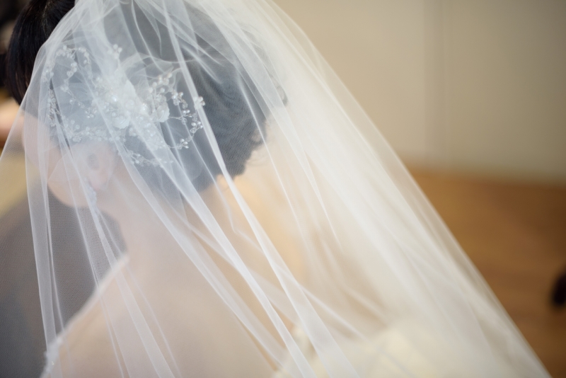 ヘアメイクの様子もしっかり撮影