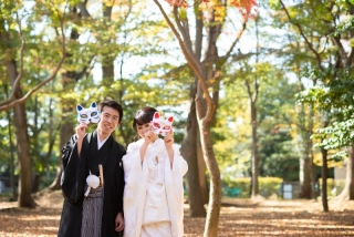 和装の写真でスライムとパーティーを組んだ写真が好評でした！