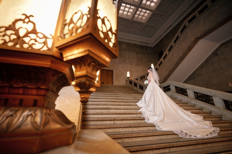 国立博物館と小石川後楽園でフォトウエディング