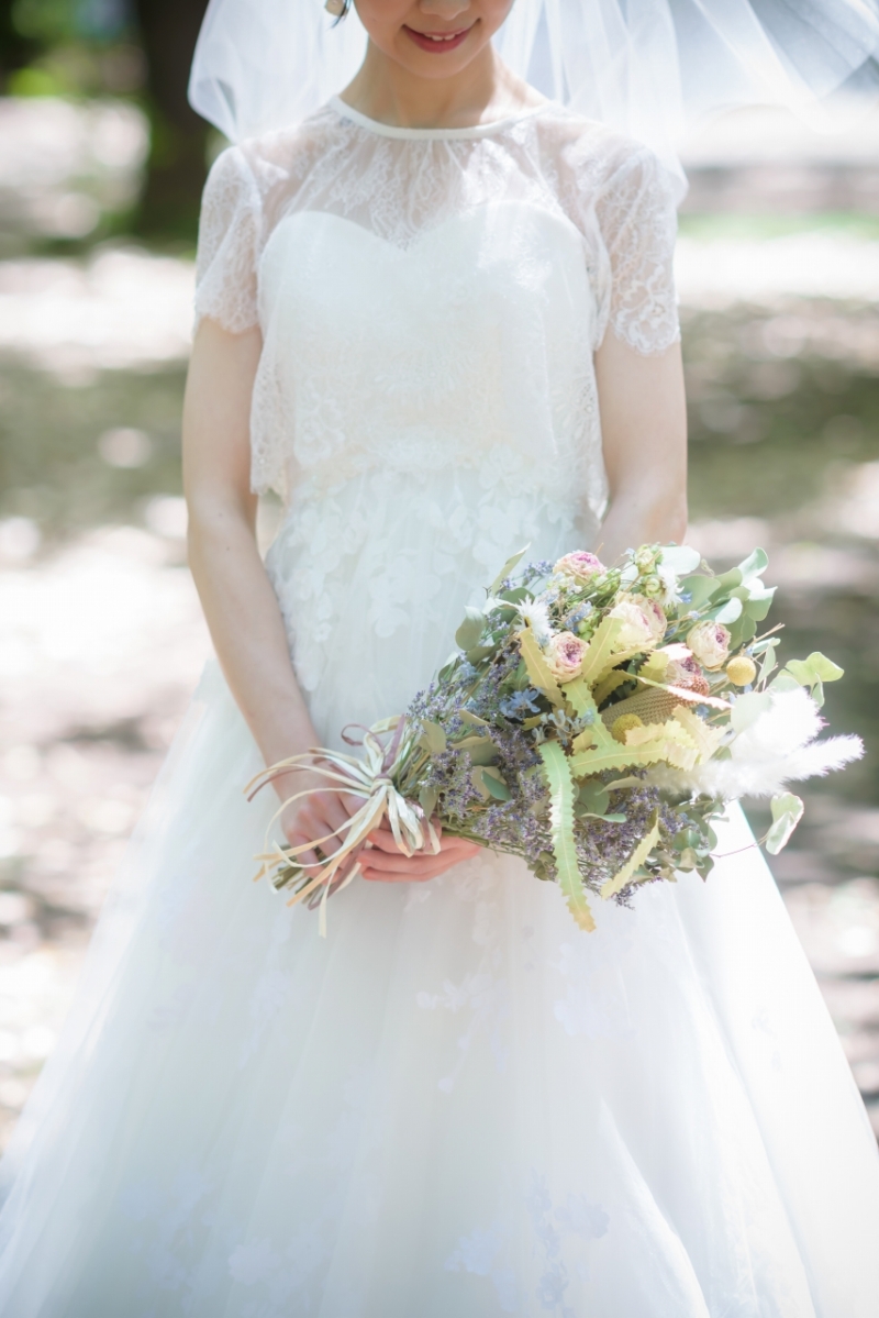 ドライフラワーブーケが素敵