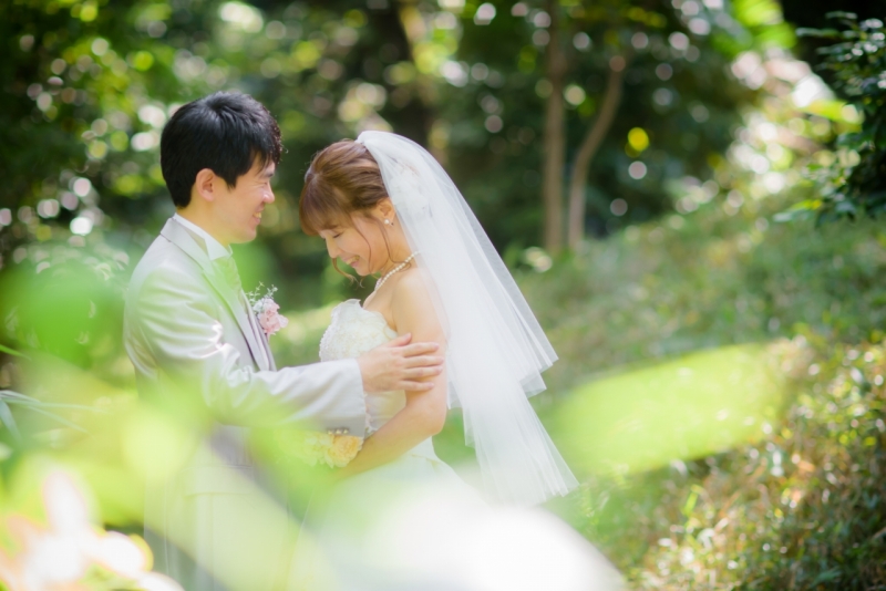 緑を透かしてロマンチックに