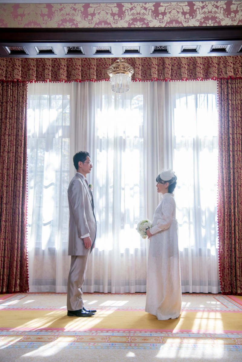 大きな窓は洋館ならでは