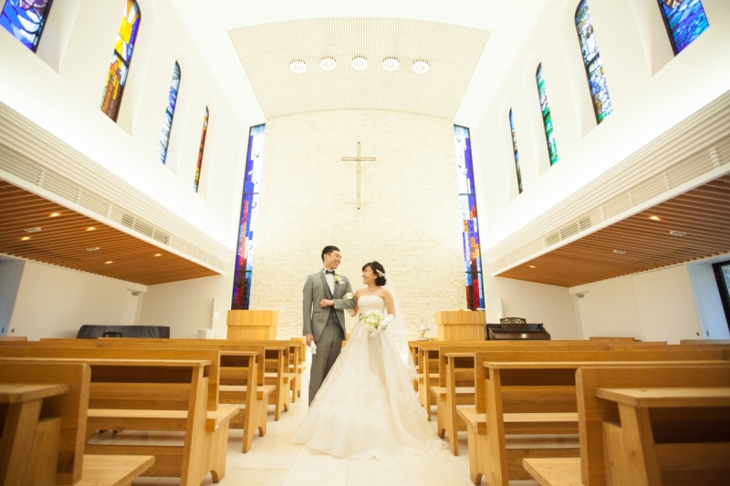 本物のチャペルでご結婚式！