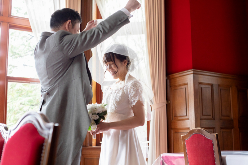 ベールアップシーン