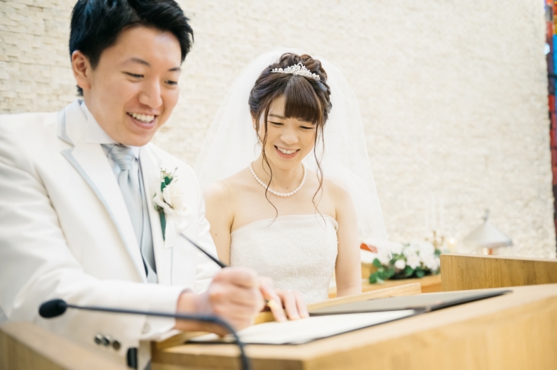 署名シーンも撮影