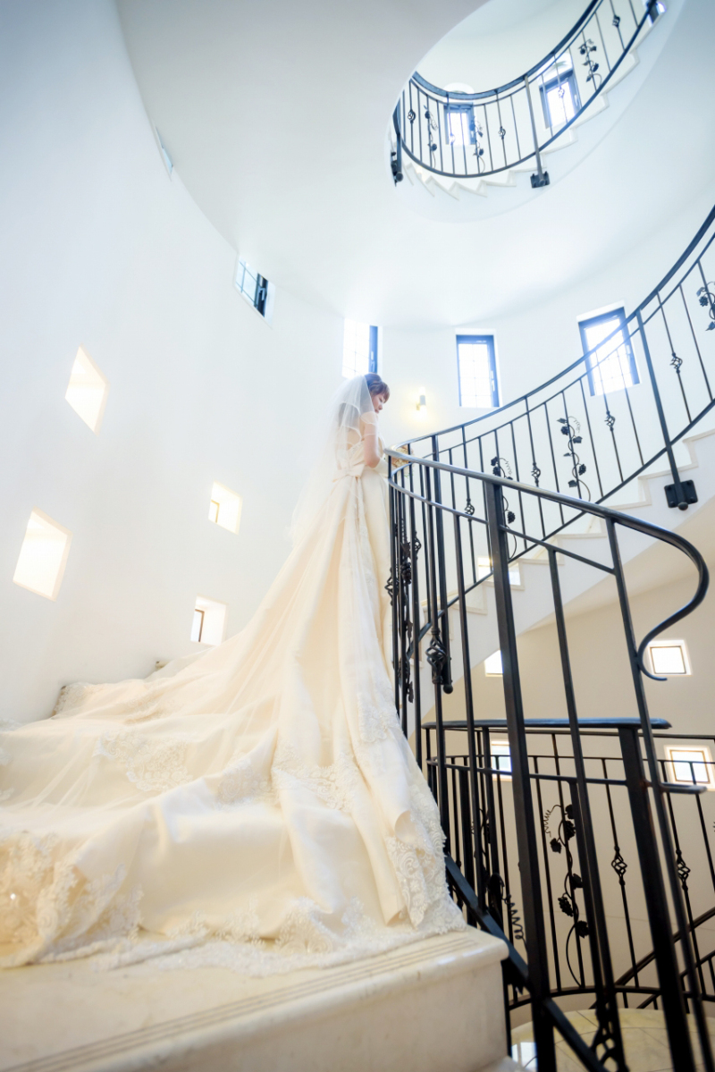 らせん階段に移動して