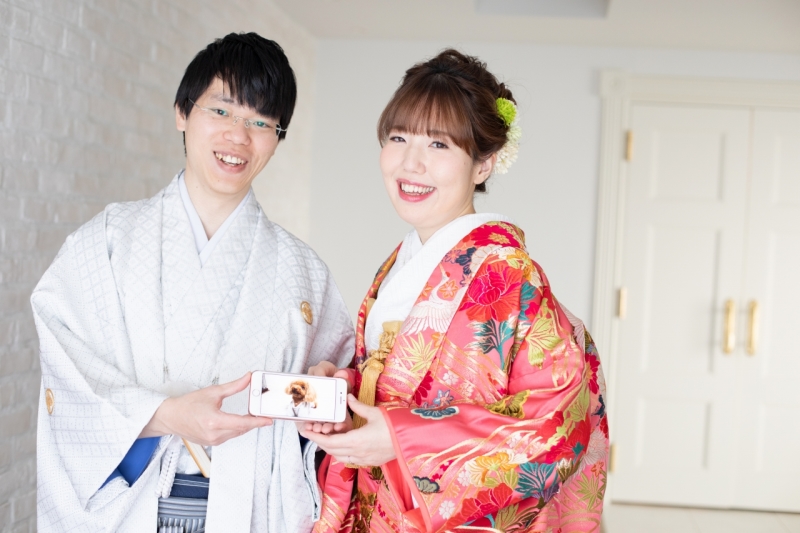 髪飾りもチェンジして