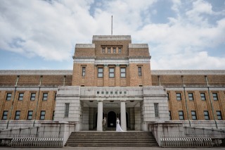 国立科学博物館でフォトウエディング