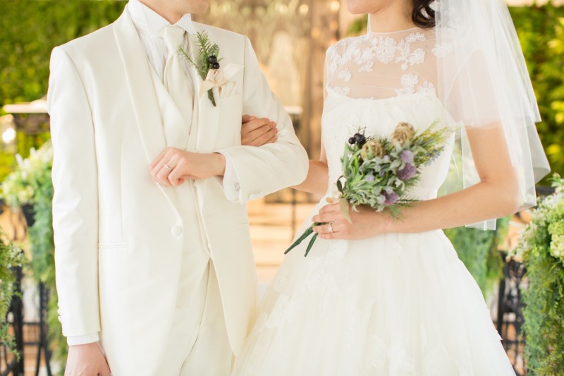 ナチュラルでかわいいecooのブーケとブートニア