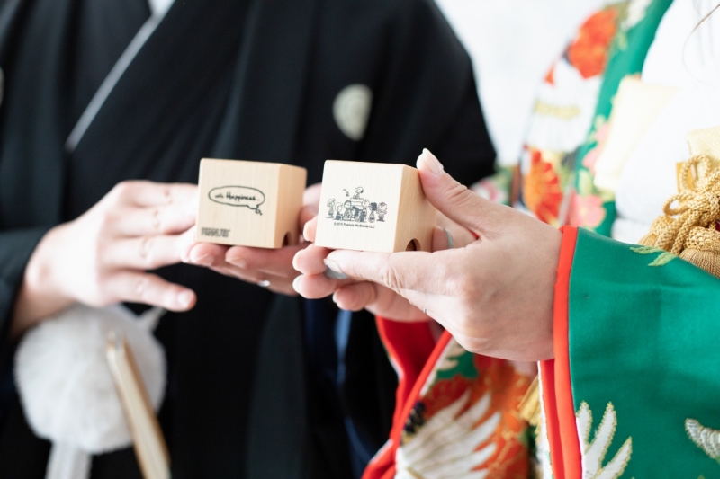 スヌーピーと一緒にパチリ