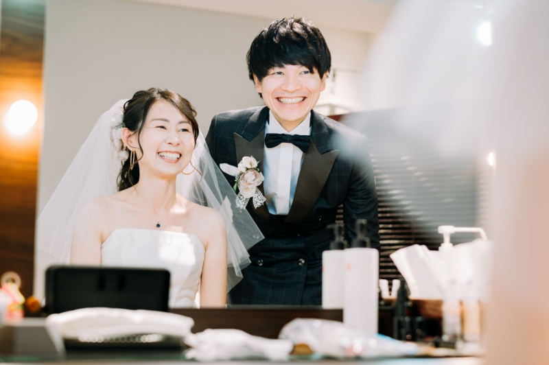 ヘアメイクシーンから撮影のはじまりはじまり！