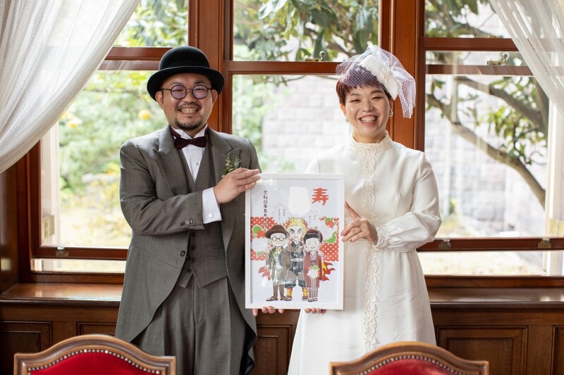 かわいいイラストとともに