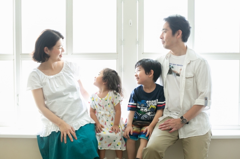 外光いっぱいのスタジオ