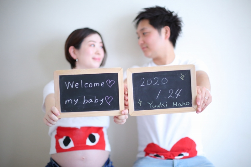 黒板に書いてもらいました！