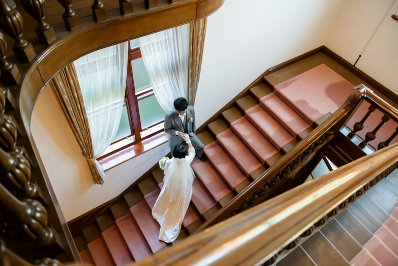 洋館といえば大階段!