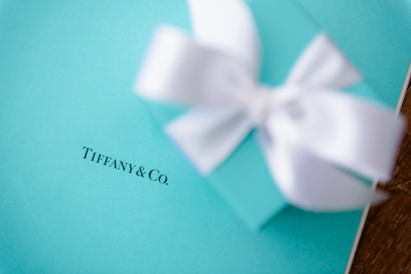 ティファニーブルーはやっぱり素敵。