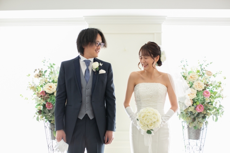 マーメイドドレスがスタイルの良さを引き立てます