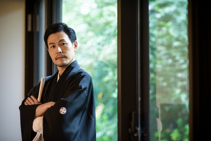 ご新郎様のソロショットも