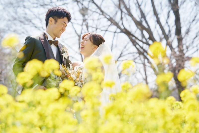 向かい合う二人