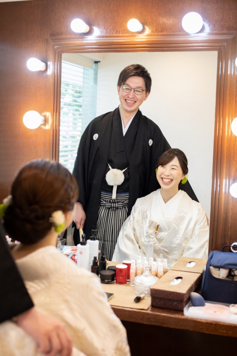 メイクシーンから撮影