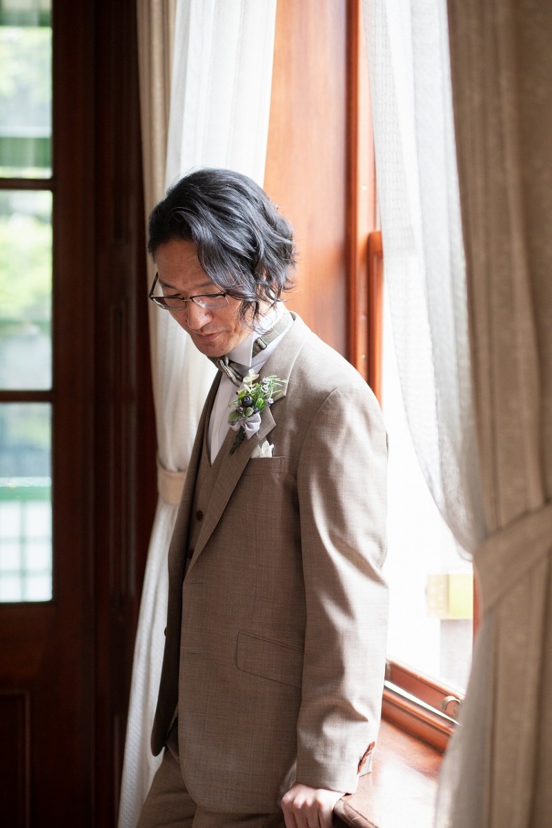 ご新郎様のソロショット