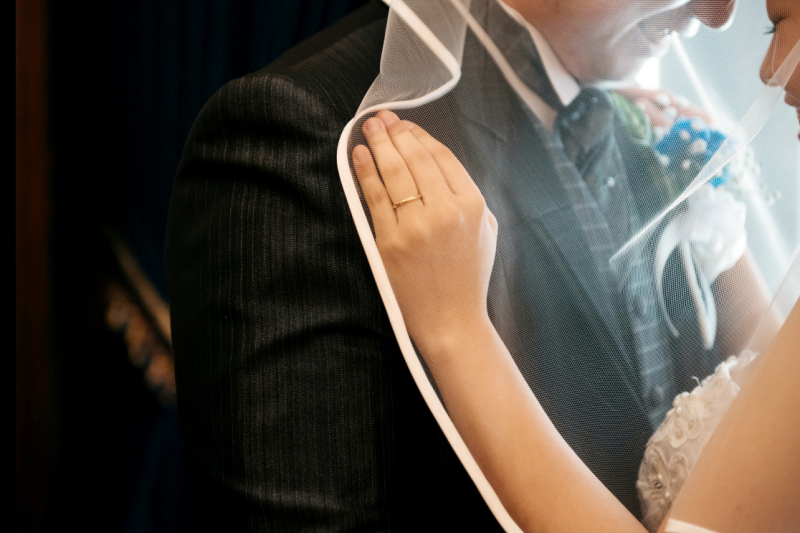 有形文化財の洋館でフォトウエディング