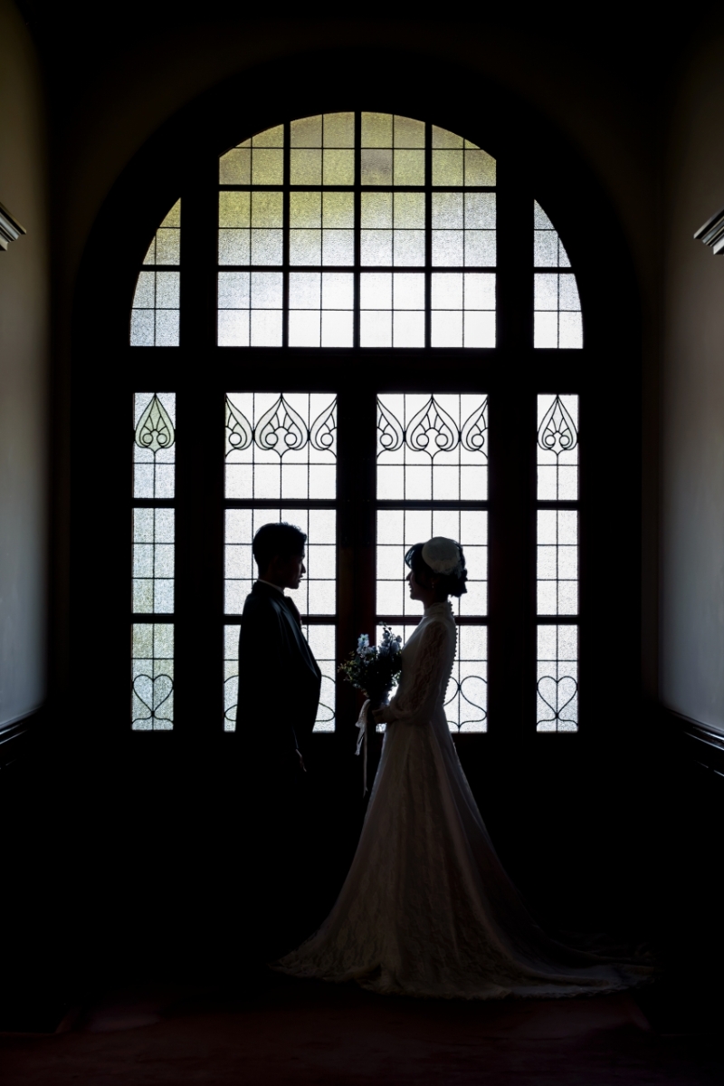 シルエット写真も