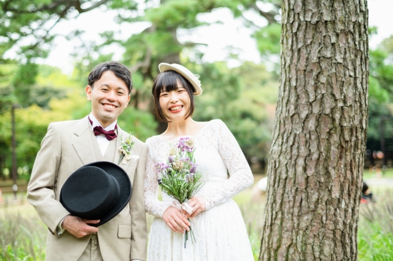 いいお天気でいい笑顔