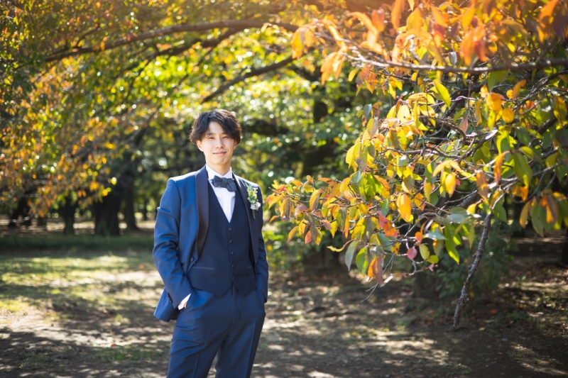 ご新郎さまのソロショット