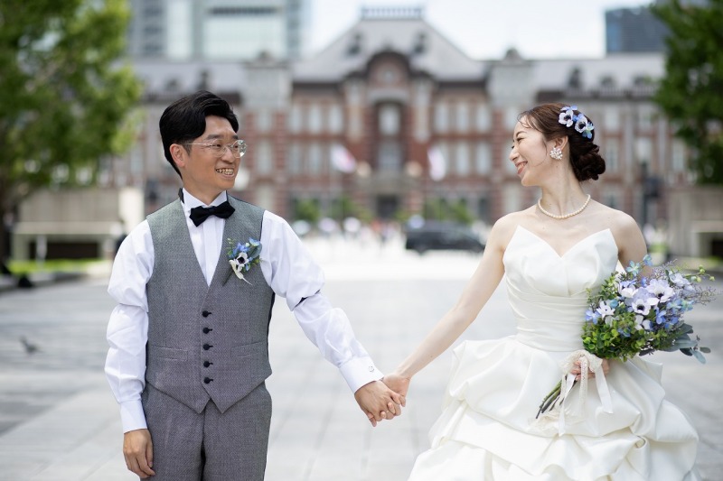 ご新郎様のベストスタイルもおしゃれでした◎