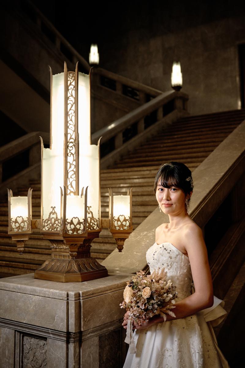 ブーケを持ち替えてイメージチェンジ