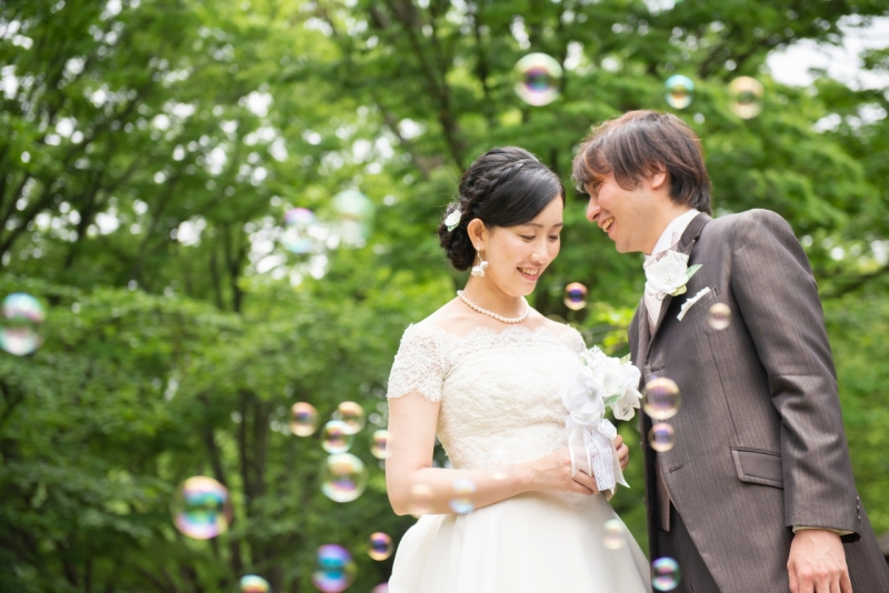 シャボン玉きらきら