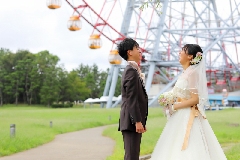 観覧車と一緒に