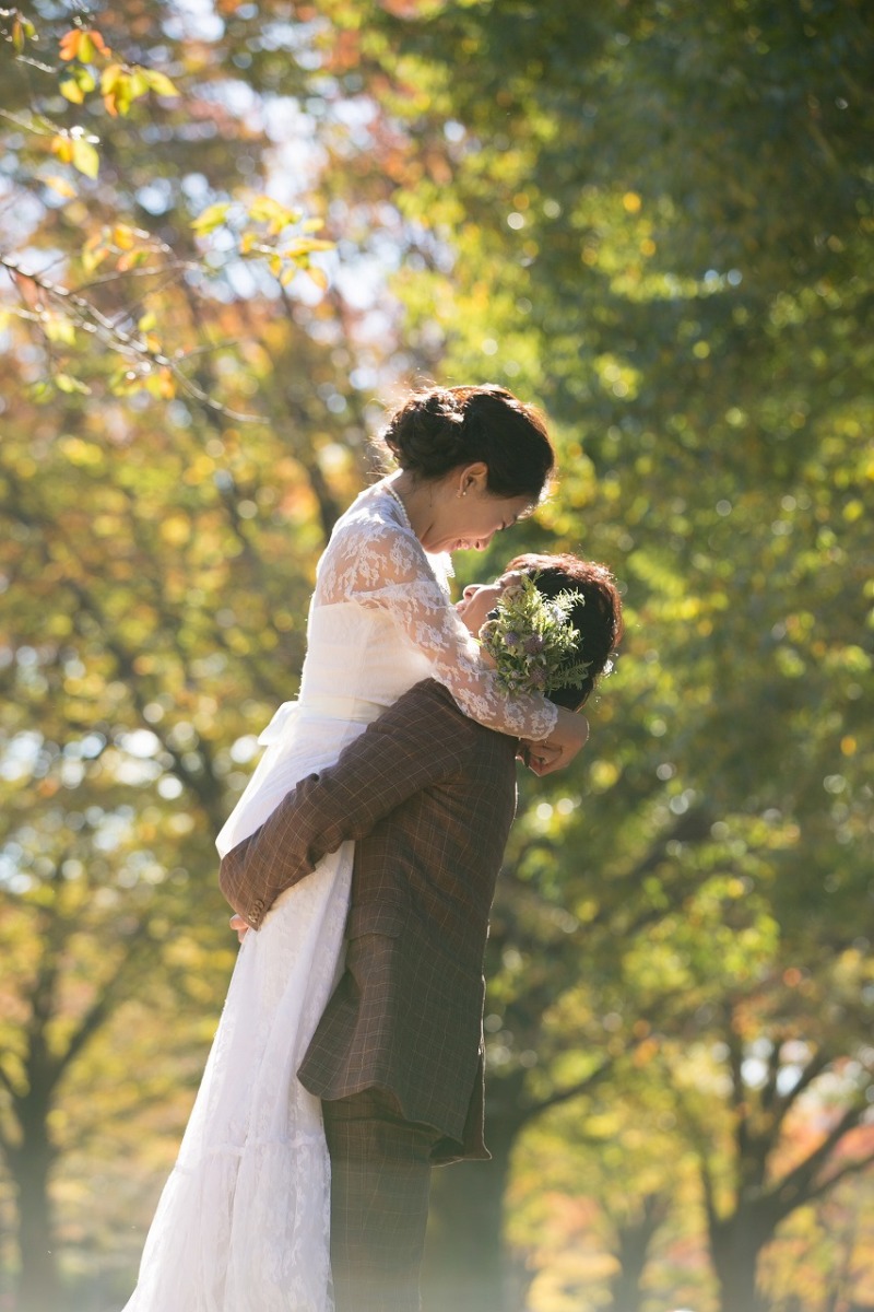 定番の抱っこシーンも！